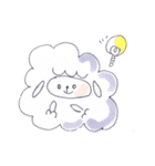 もふもふひつじの日常スタンプ（個別スタンプ：17）