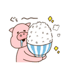 ブタのぶーさく。（個別スタンプ：34）