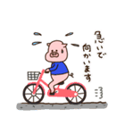 ブタのぶーさく。（個別スタンプ：38）