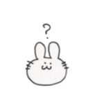 手描きのうさぎちゃん【日常会話】（個別スタンプ：10）