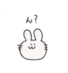 手描きのうさぎちゃん【日常会話】（個別スタンプ：11）