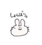 手描きのうさぎちゃん【日常会話】（個別スタンプ：25）