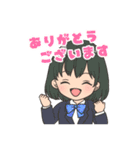 頑張るMAX美少女！（個別スタンプ：3）