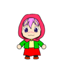 赤頭巾ちゃんスタンプ（個別スタンプ：1）