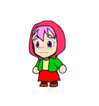 赤頭巾ちゃんスタンプ（個別スタンプ：3）