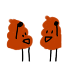 ウンチ君の会話(イラスト)！（個別スタンプ：4）