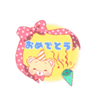 かわいい♡メルヘンくまさんスタンプ（個別スタンプ：8）
