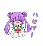 お団子頭（個別スタンプ：3）