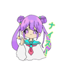 お団子頭（個別スタンプ：4）
