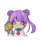 お団子頭（個別スタンプ：6）