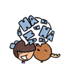 ルナとナロ（個別スタンプ：21）