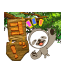 かわいいナマケモノスタンプ（個別スタンプ：3）