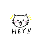 白ネコおもち敬語スタンプ（個別スタンプ：32）