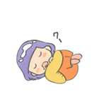 平素のあきちゃん（個別スタンプ：4）