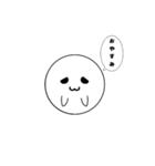 無表情のマルい生き物（個別スタンプ：2）