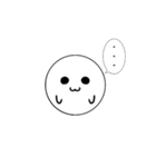 無表情のマルい生き物（個別スタンプ：15）