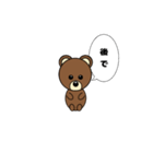感情が伝わらないクマ（個別スタンプ：16）