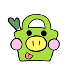 普段のぶたさん（個別スタンプ：20）