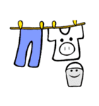 普段のぶたさん（個別スタンプ：29）