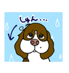 ゆる犬であいさつ（個別スタンプ：9）