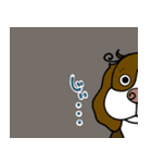 ゆる犬であいさつ（個別スタンプ：11）