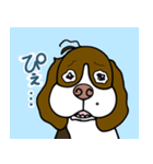 ゆる犬であいさつ（個別スタンプ：14）