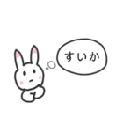 普通に話すウサギ（個別スタンプ：24）
