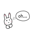普通に話すウサギ（個別スタンプ：35）