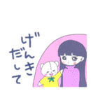 女子スタンプwithA（個別スタンプ：7）