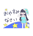 女子スタンプwithA（個別スタンプ：16）