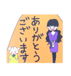 女子スタンプwithA（個別スタンプ：19）