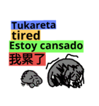 英語、スペイン語、中国語（個別スタンプ：30）