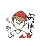 ゆるウザ白T男子（個別スタンプ：3）
