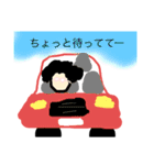 作画崩壊！アフロおしゃべりメガネ！（個別スタンプ：22）
