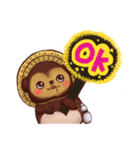 たぬきのポンちゃんスタンプ（個別スタンプ：14）