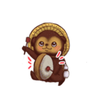 たぬきのポンちゃんスタンプ（個別スタンプ：16）