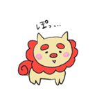 ブタじゃないよ、シーサーだよ。（個別スタンプ：16）
