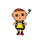 touch rugby (boy)（個別スタンプ：3）