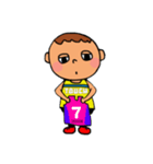 touch rugby (boy)（個別スタンプ：5）