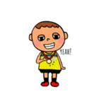 touch rugby (boy)（個別スタンプ：9）
