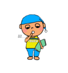 touch rugby (boy)（個別スタンプ：12）