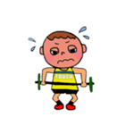 touch rugby (boy)（個別スタンプ：14）
