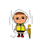 touch rugby (boy)（個別スタンプ：15）