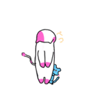 ももねこちゃんとねずみくん（個別スタンプ：5）