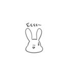 めっちゃ適当なうさぎ（個別スタンプ：4）