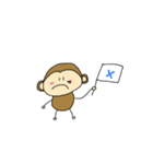 おさるの1日（個別スタンプ：8）