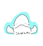 ゆるいシロイルカ（個別スタンプ：6）