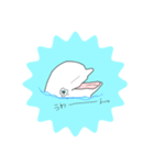 ゆるいシロイルカ（個別スタンプ：15）