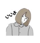 喜怒哀楽女スタンプ（個別スタンプ：5）