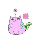 猫々さんさん（個別スタンプ：28）